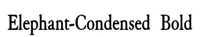 Elephant-Condensed Bold