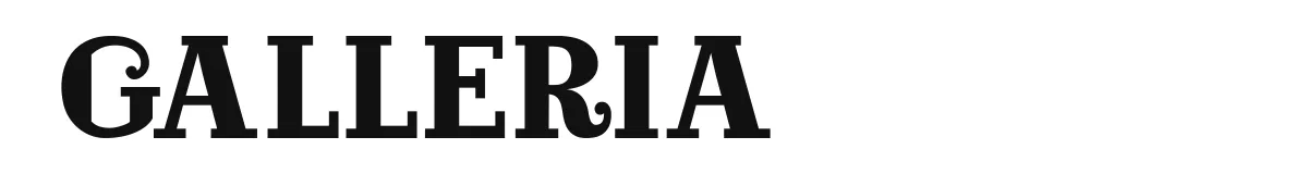 Galleria original font preview