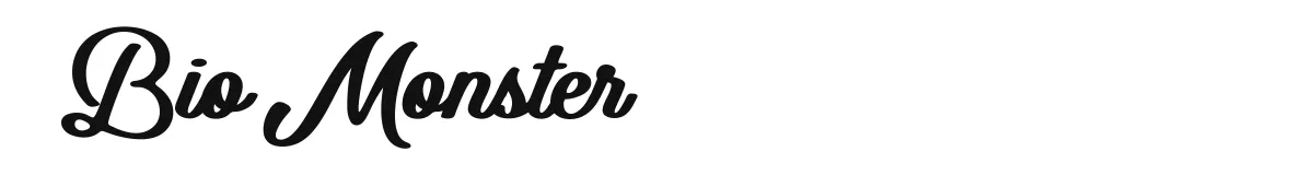 Bio Monster font preview