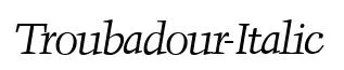 Troubadour-Italic