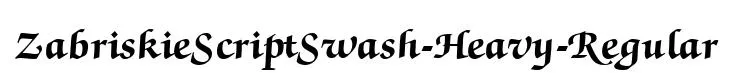 ZabriskieScriptSwash-Heavy-Regular