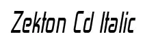 Zekton Cd Italic