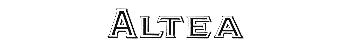 Altea original font preview