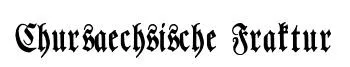 Chursaechsische Fraktur