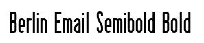 Berlin Email Semibold Bold