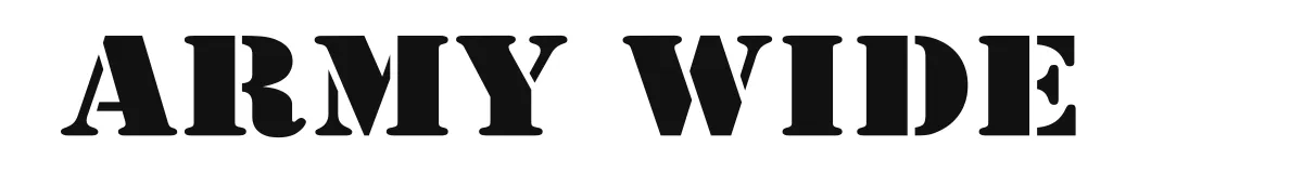 Army Wide original font preview