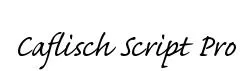 Caflisch Script Pro