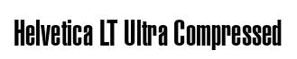 Helvetica LT Ultra Compressed