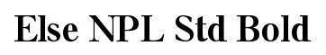 Else NPL Std Bold