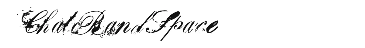 ChatoBand Space original font preview
