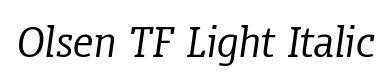 Olsen TF Light Italic
