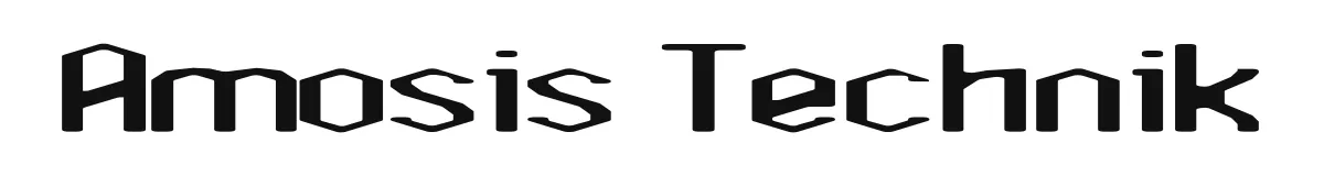 Amosis Technik original font preview