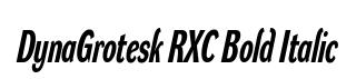 DynaGrotesk RXC Bold Italic