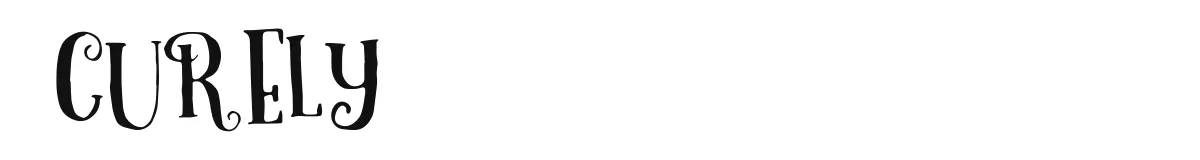 Curely font preview