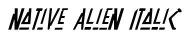 Native Alien Italic