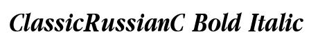 ClassicRussianC Bold Italic