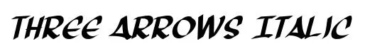 Three Arrows Italic