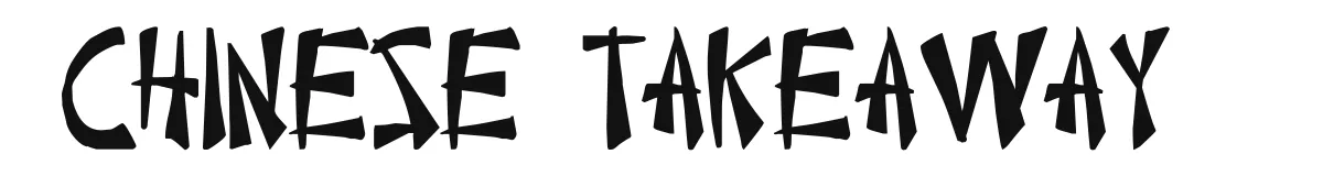 Chinese Takeaway font preview