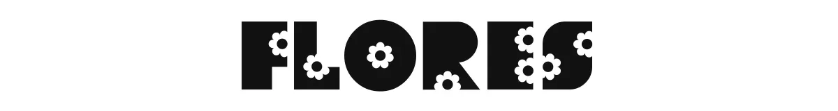Flores font preview