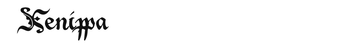 Xenippa original font preview