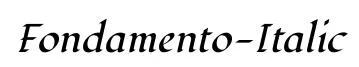 Fondamento-Italic