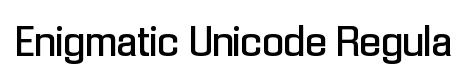 Enigmatic Unicode Regula
