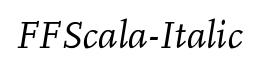 FFScala-Italic