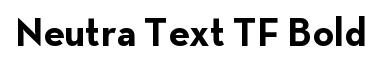 Neutra Text TF Bold
