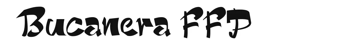 Bucanera FFP font preview