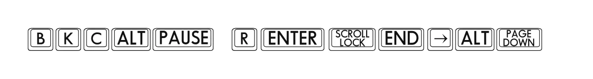 BKCap Regular font preview