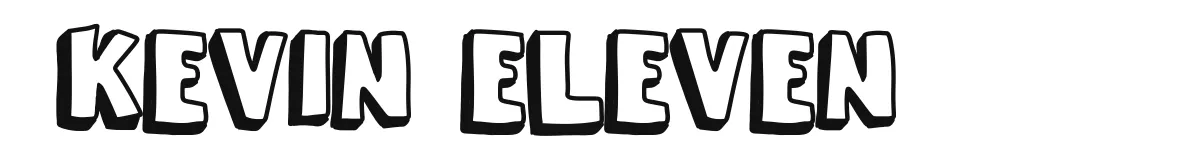 kevin eleven font preview