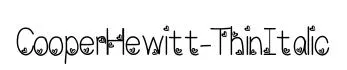 CooperHewitt-ThinItalic