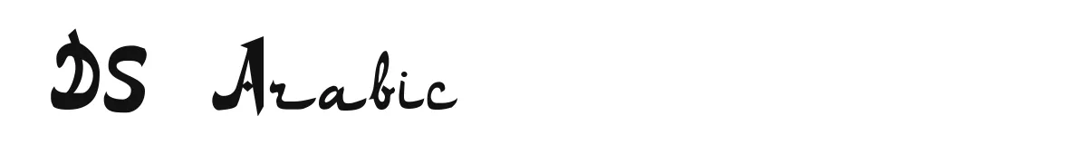 DS Arabic font preview