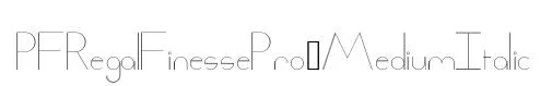 PFRegalFinessePro-MediumItalic