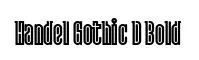 Handel Gothic D Bold