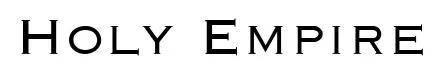 Holy Empire original font preview