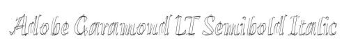 Adobe Garamond LT Semibold Italic