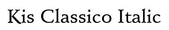 Kis Classico Italic