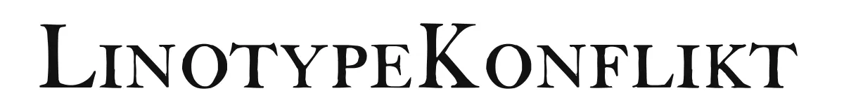 LinotypeKonflikt original font preview