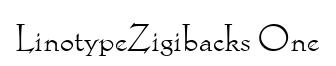 LinotypeZigibacks One