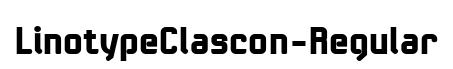 LinotypeClascon-Regular
