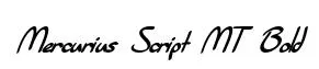 Mercurius Script MT Bold