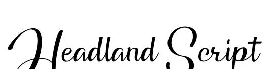 Headland Script