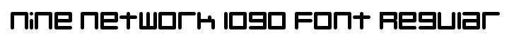 Nine Network logo font Regular