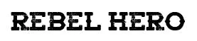 Rebel Hero font preview
