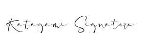 Katagami Signature