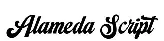 Alameda Script font preview