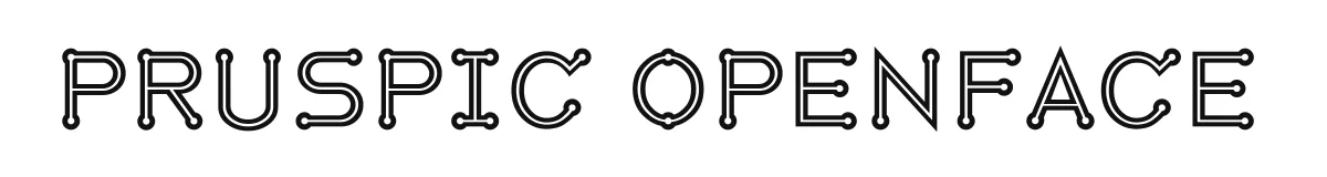 Pruspic Openface original font preview