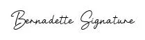 Bernadette Signature