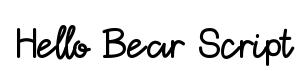 Hello Bear Script